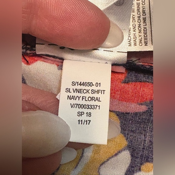 Old Navy Floral Sleeveless Dress - Navy - Lightweight size M Tall. NWT - Picture 10 of 14